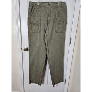 Cabelas Men’s Cargo Utility Pants Green Size 40x39 Hiking Outdoor
